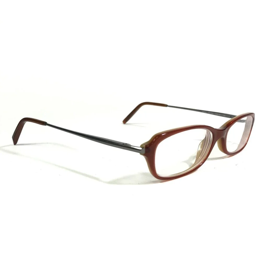 Anne Klein 8023 K5159 Eyeglasses Frames Brown Grey Rectangular 49-16-135